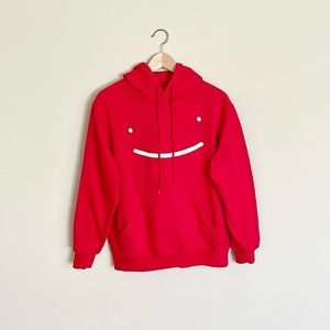Authentic Dream Smile Pullover Red Hoodie Adult size Medium